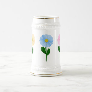 JARRA DE CERVEZA UN STIEN DEL DÍA DE LA PRIMAVERA