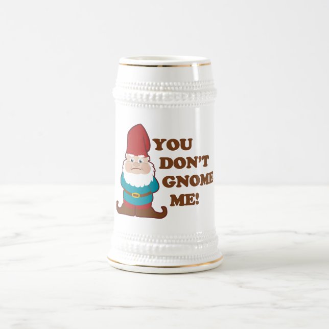 Jarra De Cerveza ¡Usted no hace gnomo yo! (Centro)