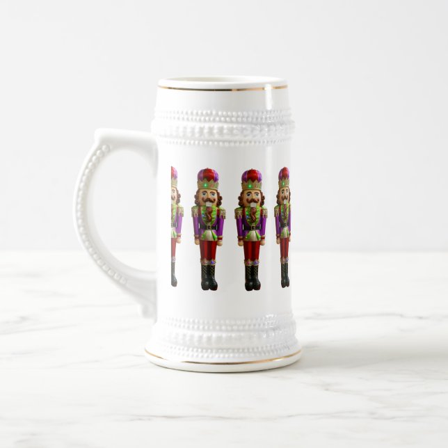 Jarra De Cerveza Vacaciones De Nutcracker Stein Mug Para Navidades (Izquierda)