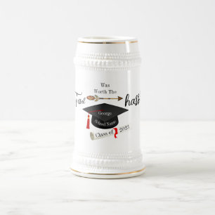 Jarra De Cerveza Vale la pena el Hassle Graduation Stein
