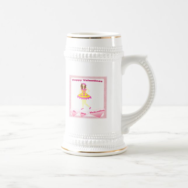 Jarra De Cerveza Valentine Chica (Derecha)