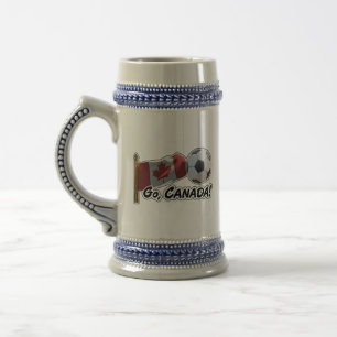Jarra De Cerveza Vamos, fanático del fútbol de Canadá