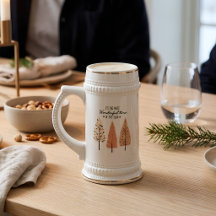 Vaso de cerveza de Navidad de abetos escandinavos