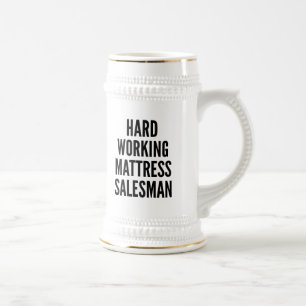 Jarra De Cerveza Vendedor duro de cascos de trabajo