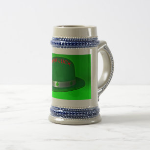 Jarra De Cerveza Verde Irlanda