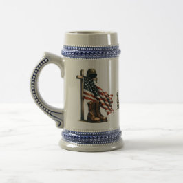 Jarra De Cerveza Veterana 'sacrificio final' Mug