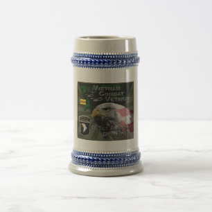Jarra De Cerveza Veterano de combate Vietnam, 101º en el aire