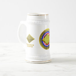 Jarra De Cerveza Veterano del Cuerpo de Finanzas