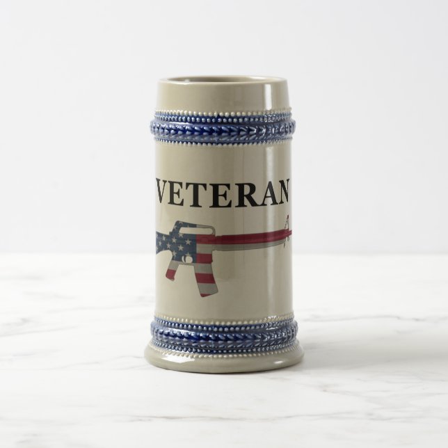 Jarra De Cerveza Veterano M16 Stein (Centro)
