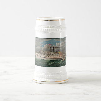 Jarra De Cerveza Viaje de NY Grand Paddlewheel Vapor El Peregrino