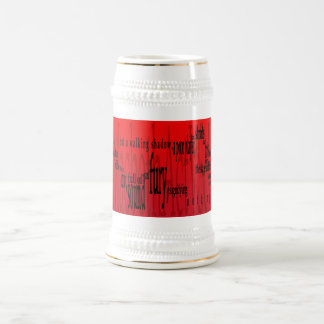 Jarra De Cerveza "Vida pero una sombra que camina" Macbeth