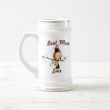 Vidrio de cerveza de la mejor mamá de todos los ti