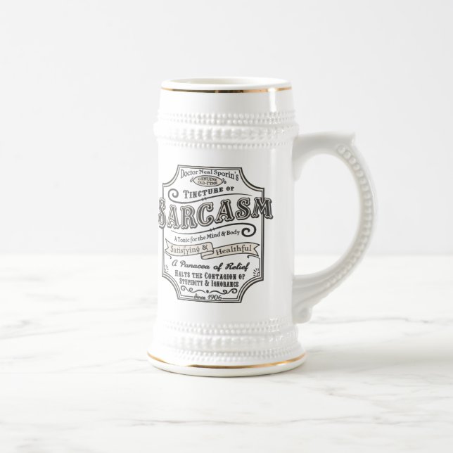 Jarra De Cerveza Viejo sarcasmo de Tyme (Derecha)