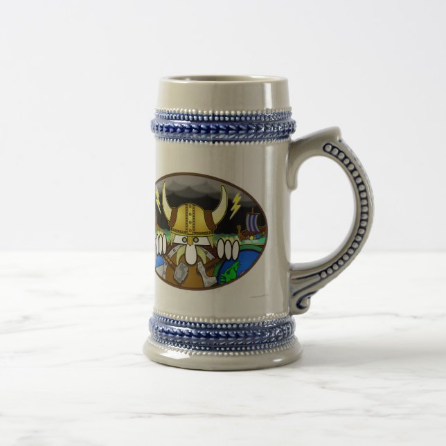 Jarra De Cerveza Viking Kilroy Stein (Derecha)