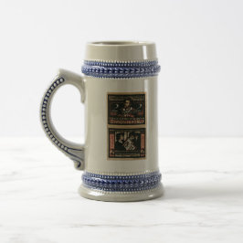 Jarra De Cerveza Vintage 1921 2 Mark Notgeld Banknote Mug