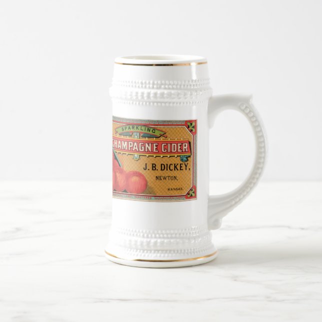 Jarra De Cerveza Vintage Champagne Cider Stein (Derecha)