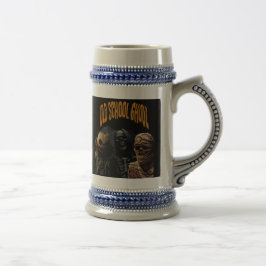 Jarra De Cerveza Vintage Old School Ghoul Halloween