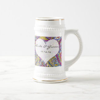 Jarra De Cerveza Vintage Paisley