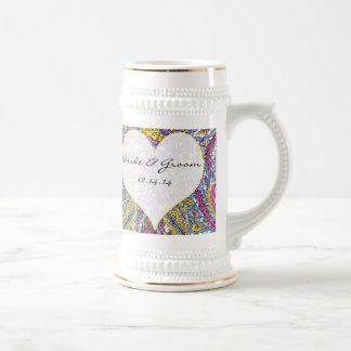 Jarra De Cerveza Vintage Paisley