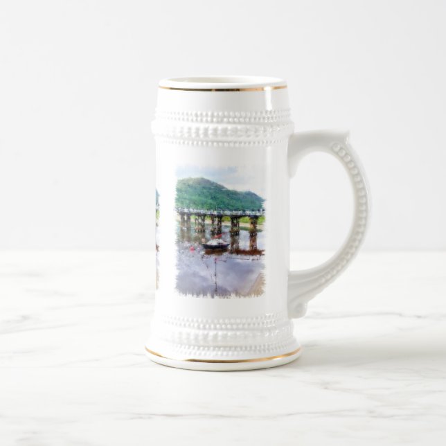 JARRA DE CERVEZA VISTAS DE GALES (Derecha)