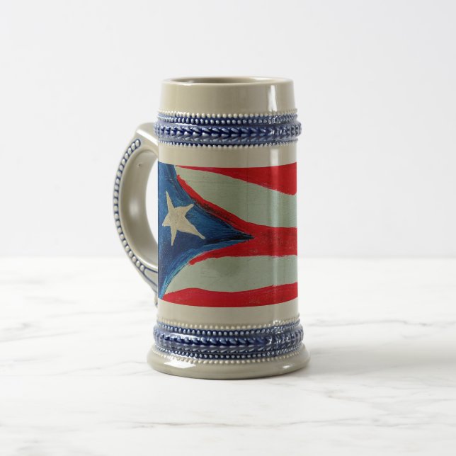 Jarra De Cerveza Viva la Isla (Anverso izquierdo)