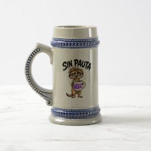 Jarra De Cerveza VLLC Sin Pauta Argentina Funny Political Meerkat M