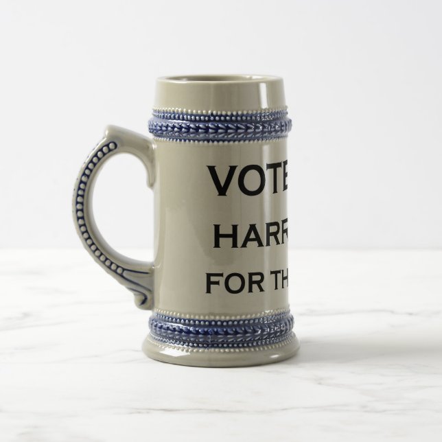 JARRA DE CERVEZA ¡VOTA AZUL! (Izquierda)
