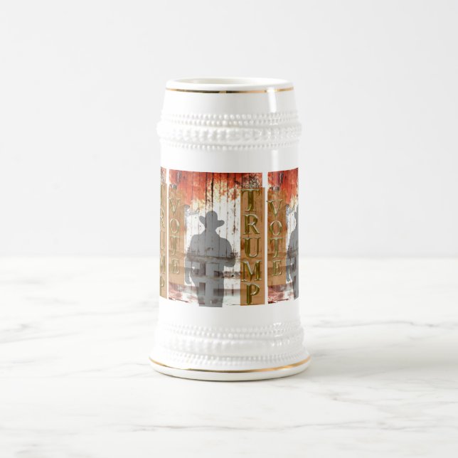 JARRA DE CERVEZA VOTAR TRUMP (Centro)