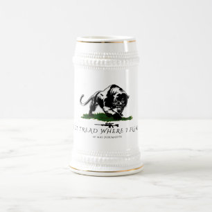 Jarra De Cerveza Voy a caminar por donde quiera.