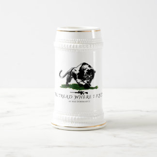 Jarra De Cerveza Voy a caminar por donde quiera.