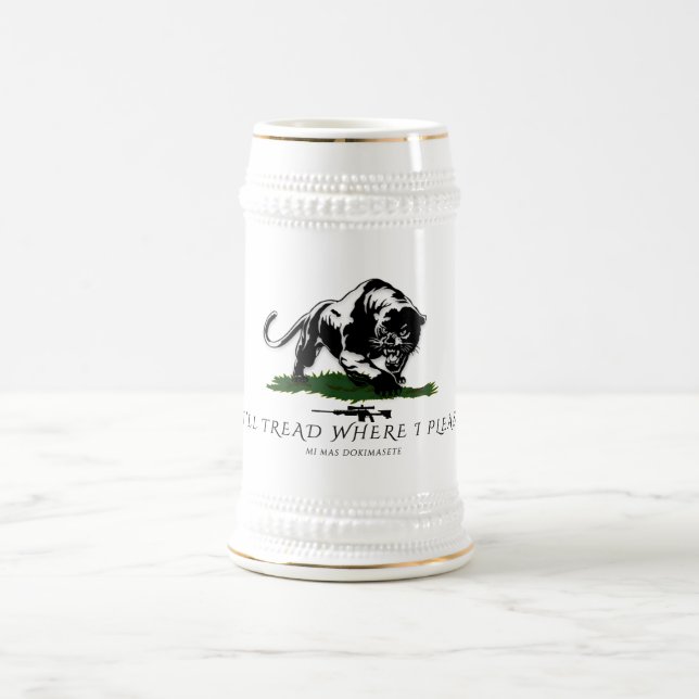 Jarra De Cerveza Voy a caminar por donde quiera. (Centro)