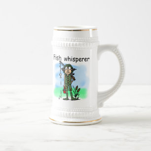 Jarra De Cerveza Whisperer de los pescados