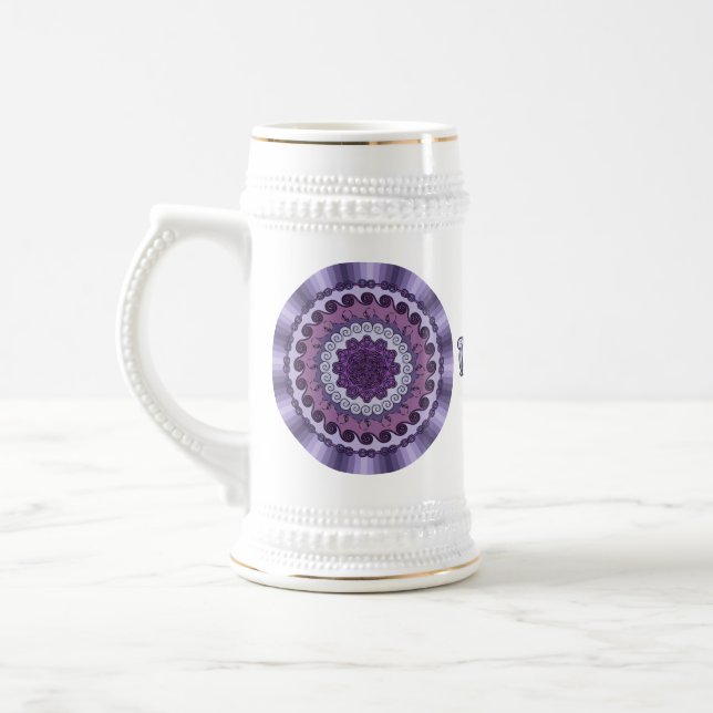 Jarra De Cerveza Wind Mandala Mug (Izquierda)