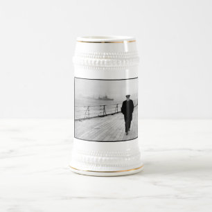 Jarra De Cerveza Winston Churchill en el mar