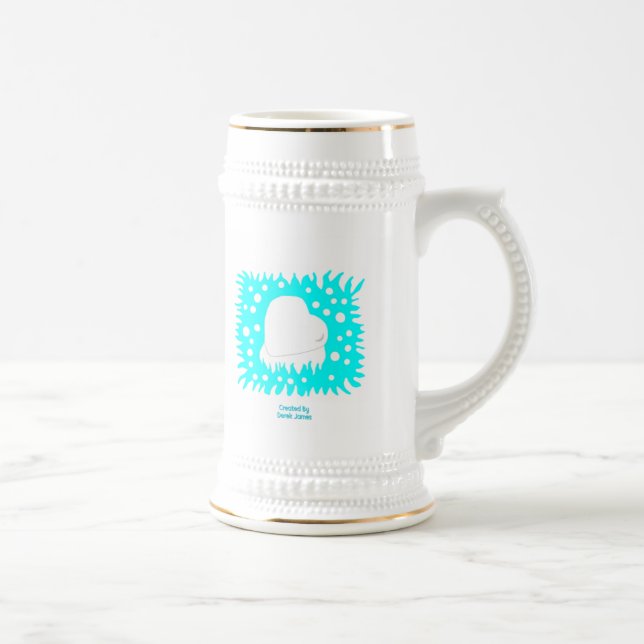 Jarra De Cerveza Winter Snow Heart Stein Mug (Derecha)