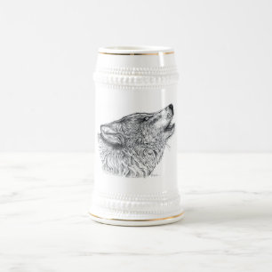 Jarra De Cerveza Wolf