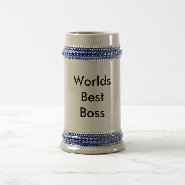 Jarra De Cerveza WorldsBest Boss (Centro)