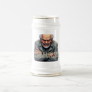 Jarra De Cerveza Wütender Alter Mann - Personalizado-Ilustracion