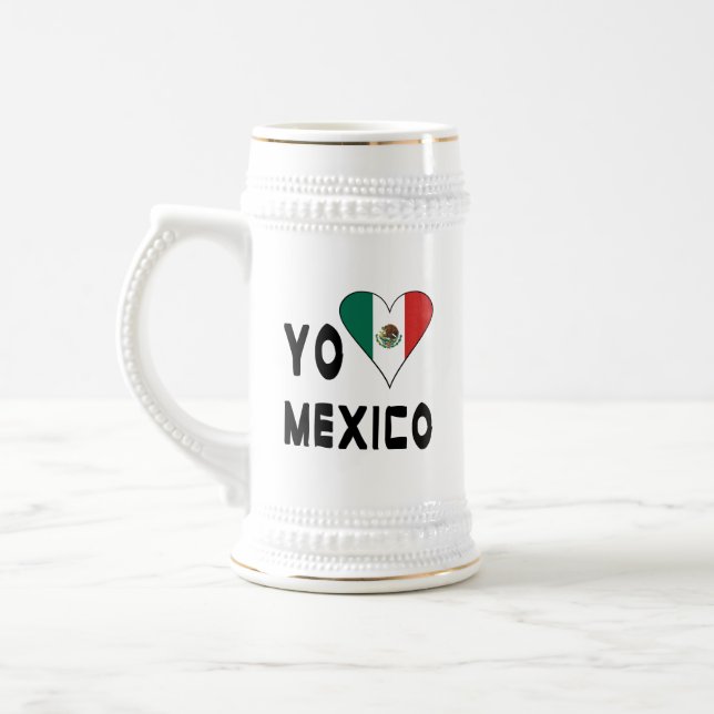 Jarra De Cerveza Yo Amo México (Izquierda)