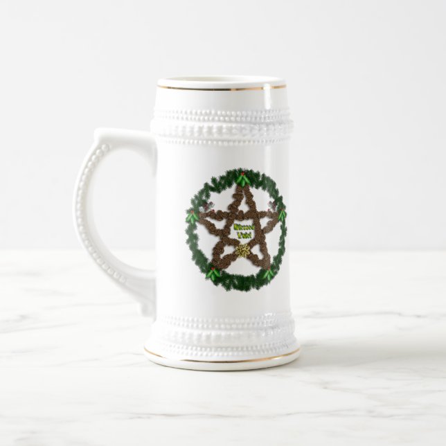 Jarra De Cerveza Yuletide Pentacle (Izquierda)