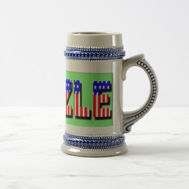 Jarra De Cerveza Zazzle Stein (Derecha)