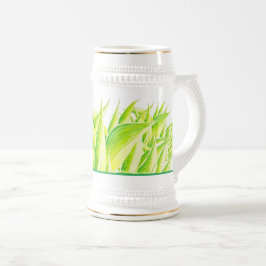 Jarra De Cerveza Zebra Iris en una Stein