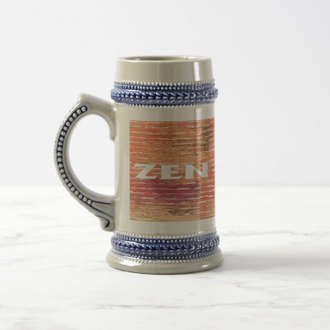 Jarra De Cerveza Zen white reeds stein (Izquierda)