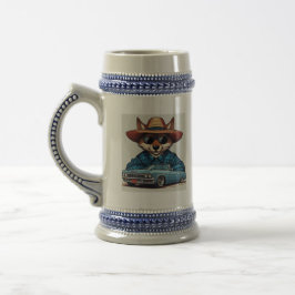 Jarra De Cerveza Zorro Lowrider