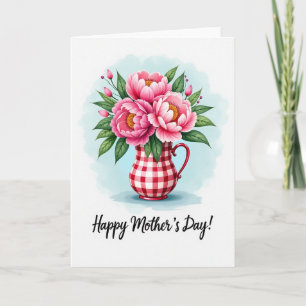 Jarra de tarjeta del Día de las Madres Dulces