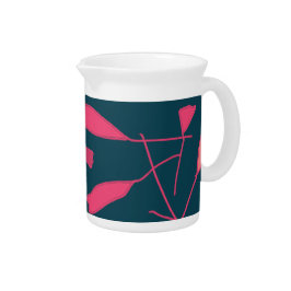 Jarra Diseño botánico fino Cocina porcelana