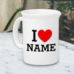 Jarra Nombre del corazón<br><div class="desc">Escriba el nombre o texto deseado en la sección de nombres.</div>