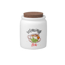 Cañón de bolsitas de té personalizado - Candy Jar