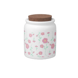 Jarra Para Caramelo Flores