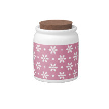 Flores, puntos y destellos-magenta